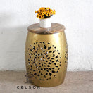 Switch Chloe Brass Finish Side Table 2 image