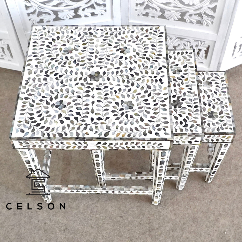 Mark MOP Inlay Nesting Table