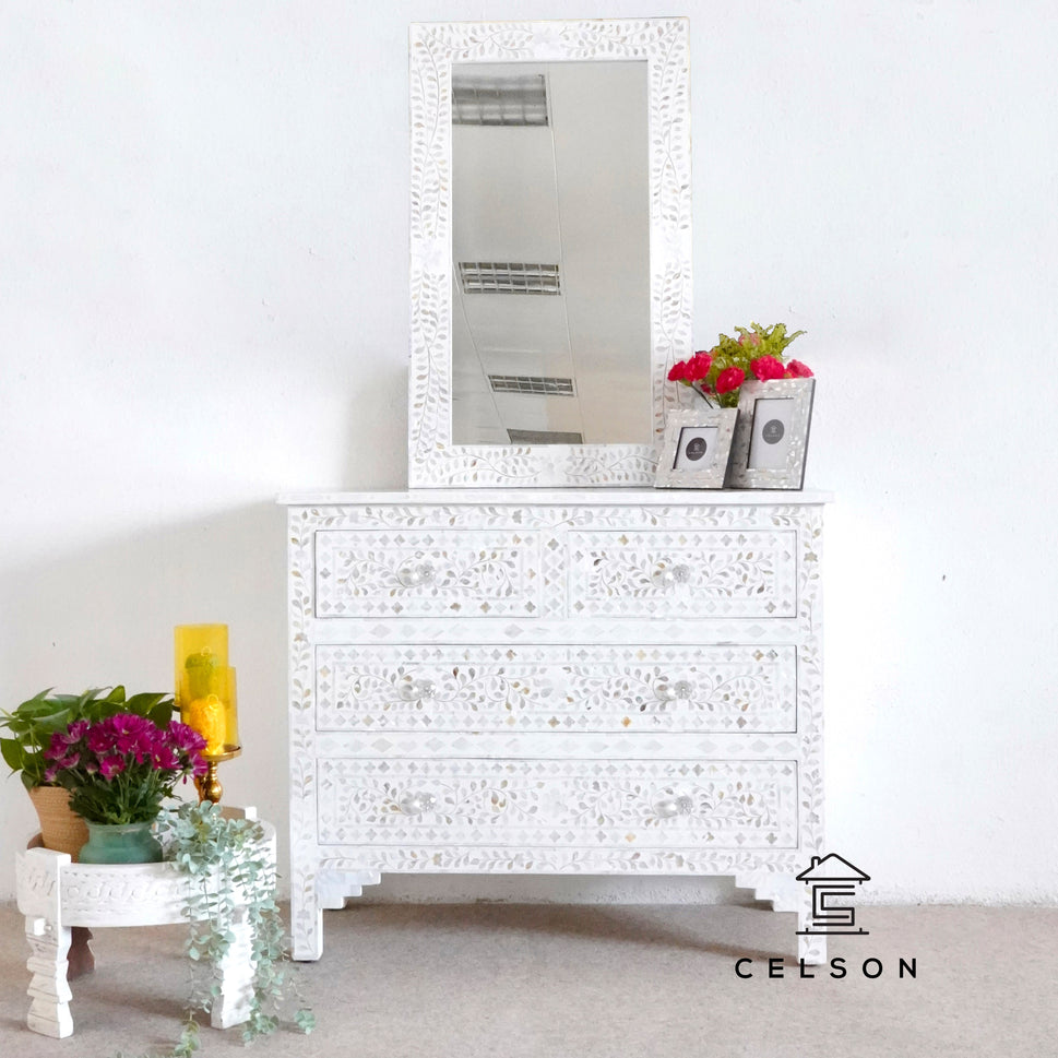 Colin Mother of Pearl Inlay Chest of Drawer