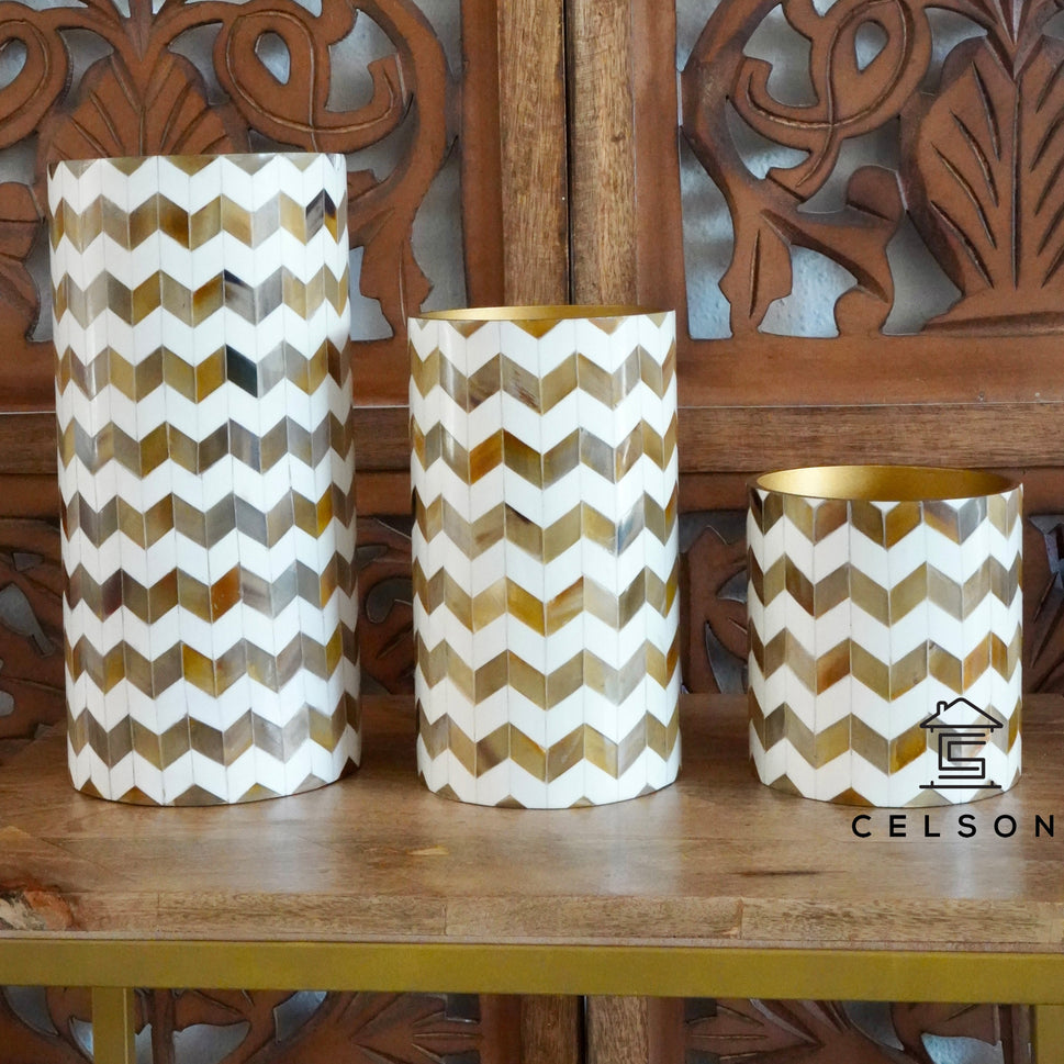 Susan Horn Inlay Vase