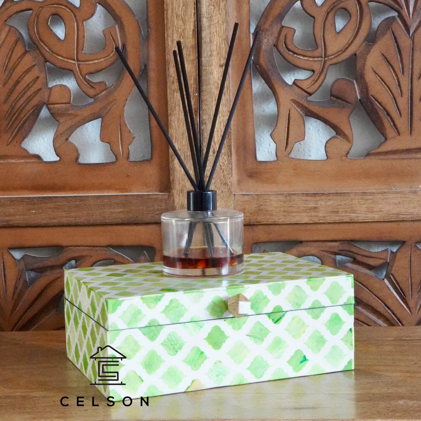 Rosabel Bone Inlay Box