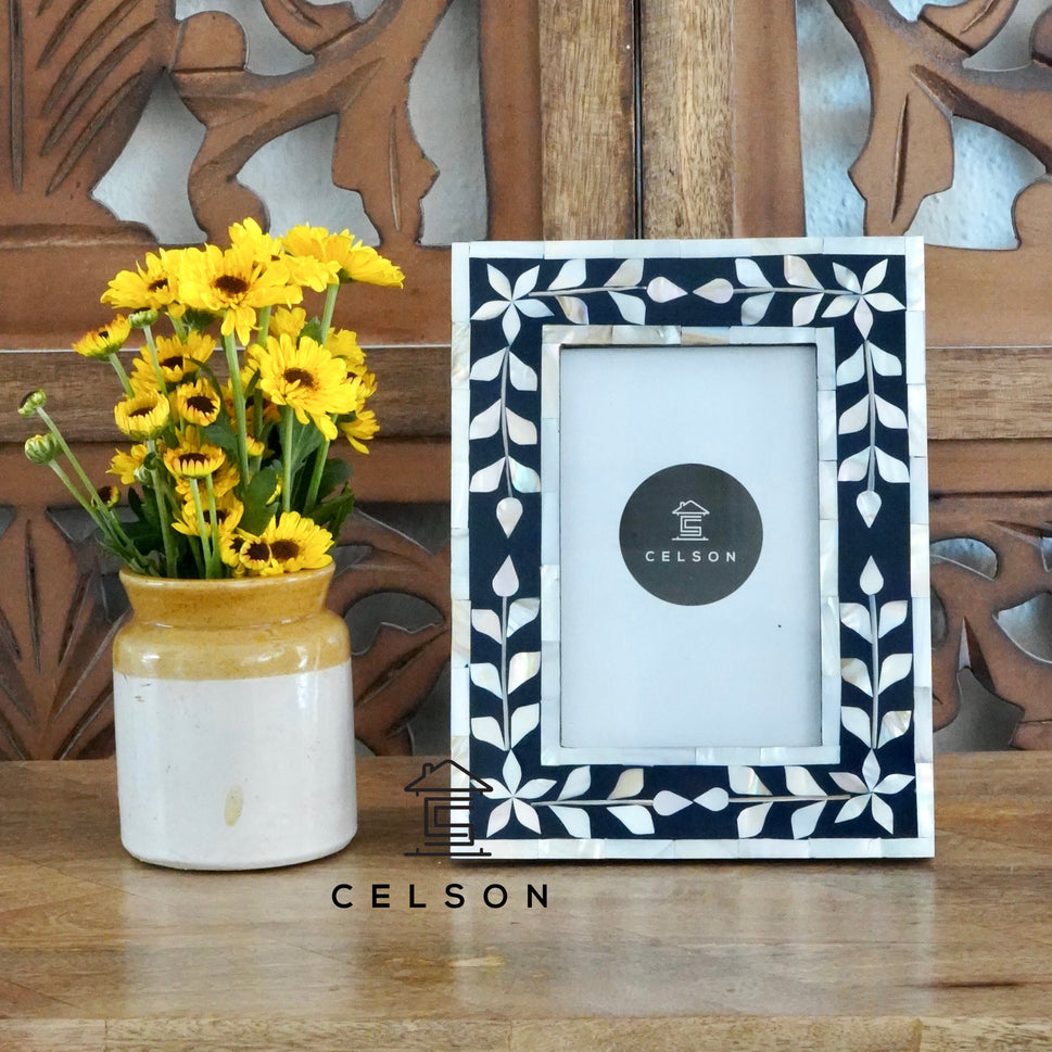 Bella Mother of Pearl Inlay Photo Frame
