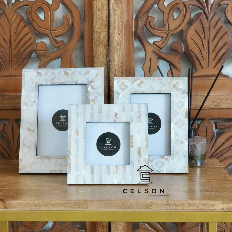 Rose Mother of Pearl Inlay Photo Frame