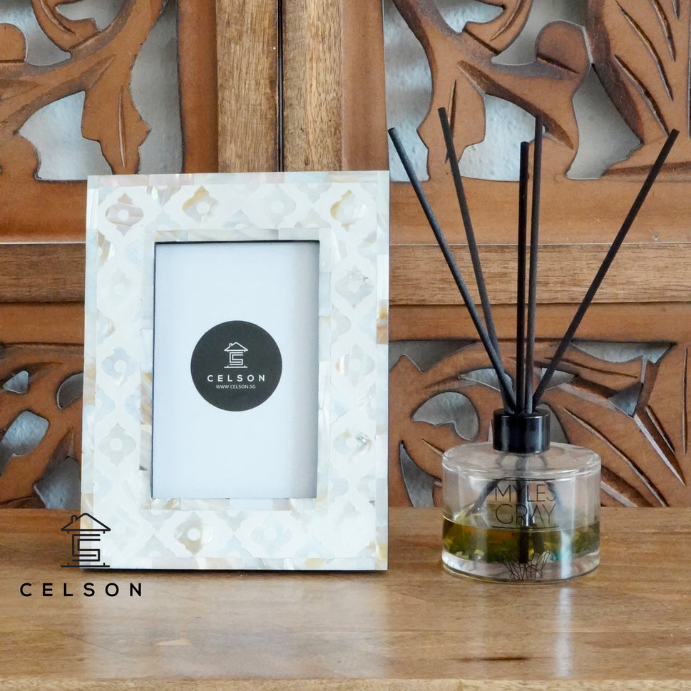 Rose Mother of Pearl Inlay Photo Frame