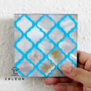 Switch Moroccan Pattern Mother of Pearl Inlay Coaster 2 image