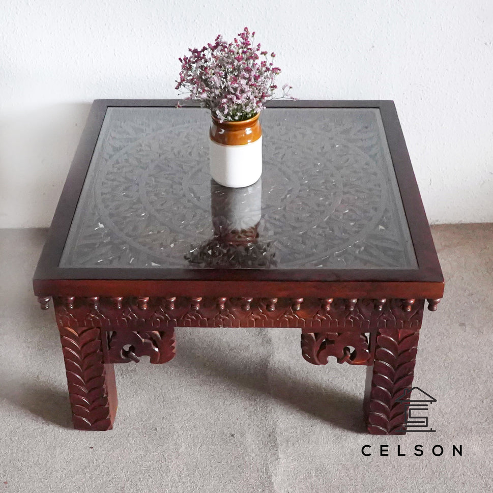 Jimmy Hand Carved Coffee Table