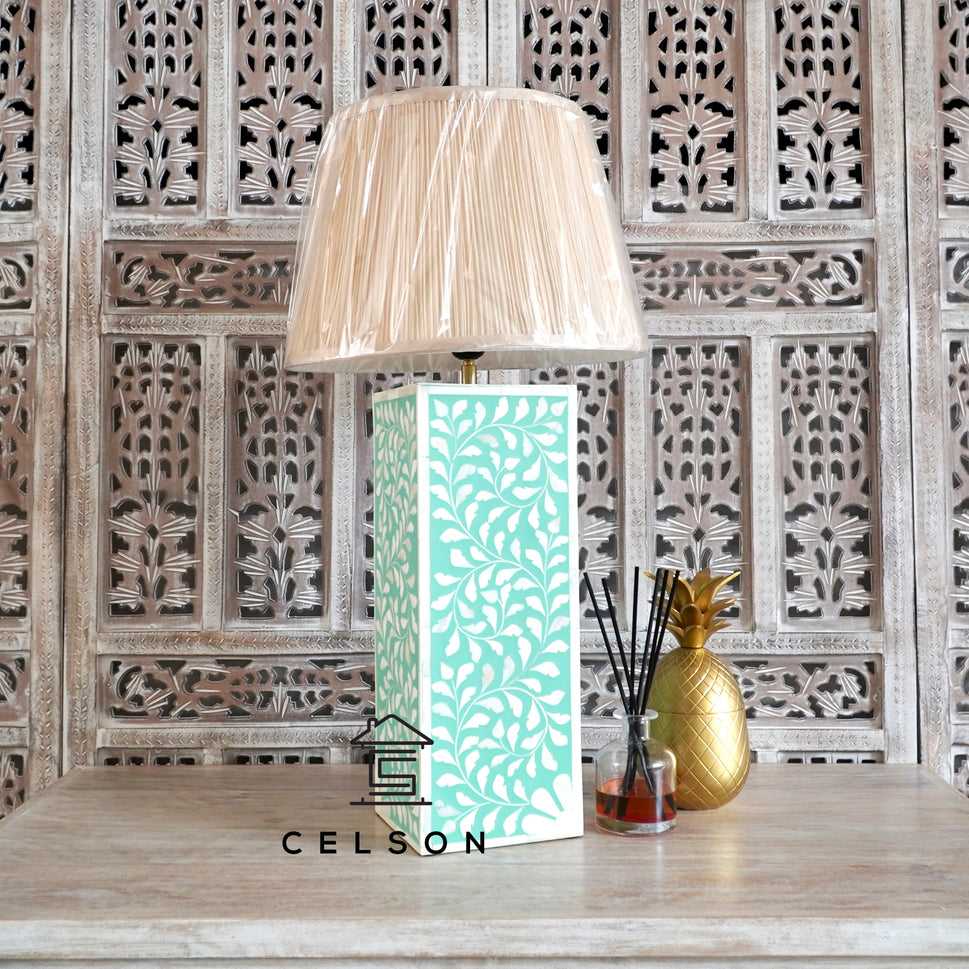 Ashley Bone Inlay lamp with shade