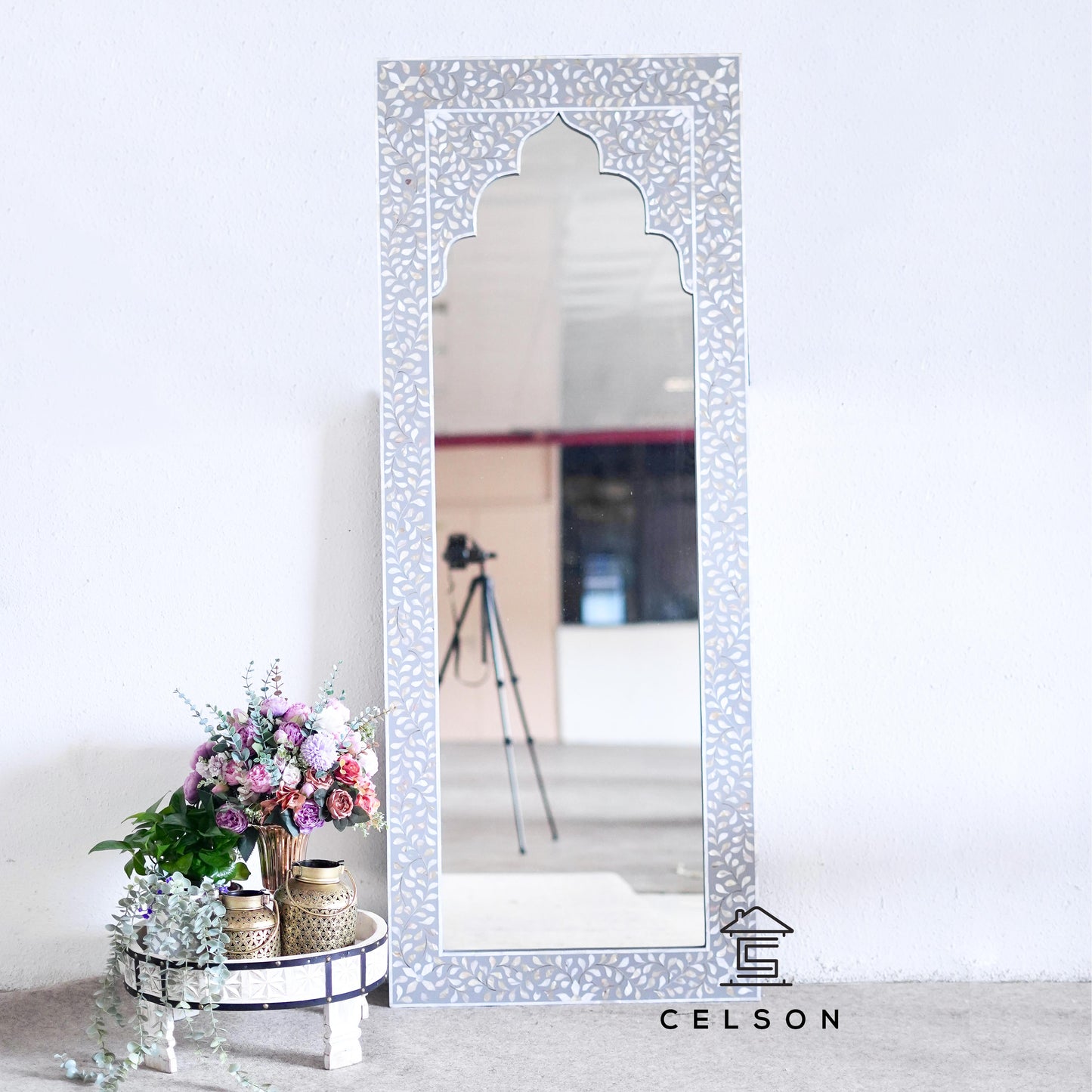 Jess Mother of Pearl Inlay Mirror