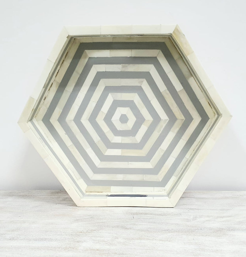 Jaskier Hexagonal Bone Inlay Tray