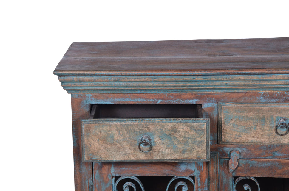 Basani Carved Wooden Cabinet