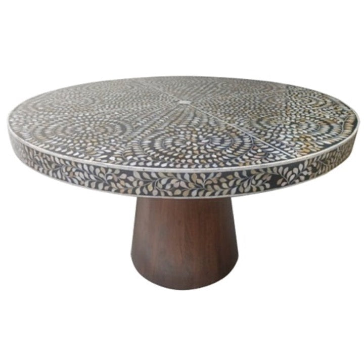 Liza Mother of Pearl Inlay Dining Table
