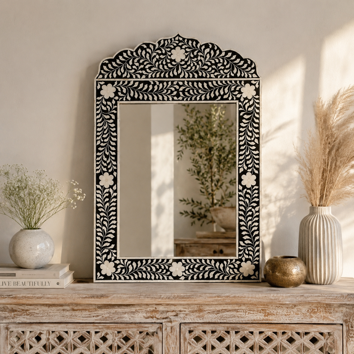 Jaxon Bone inlay Mirror