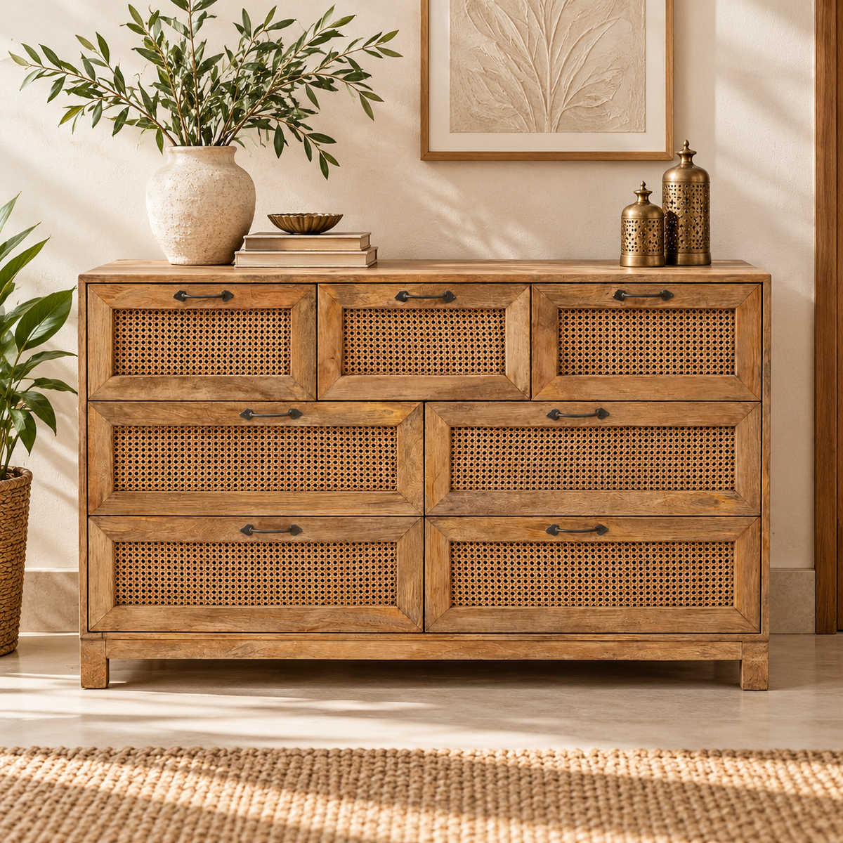 Declan Wooden Chest of drawers