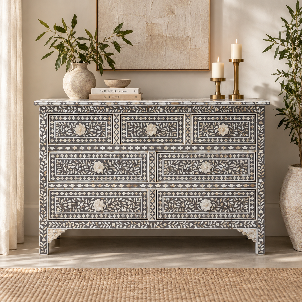 Gabrielle Mother of Pearl Inlay Dresser