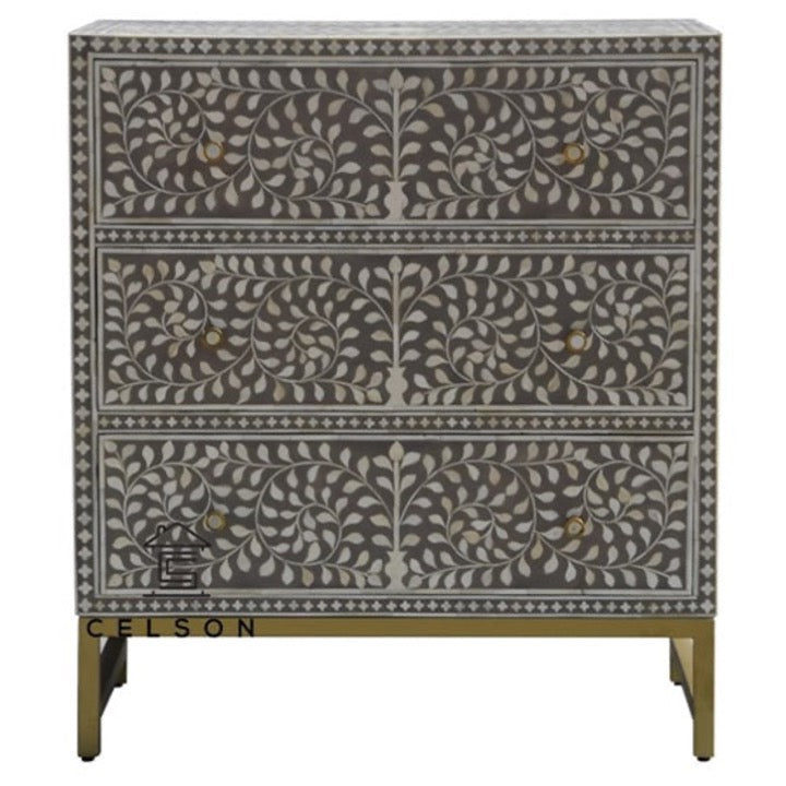 Jassi Bone Inlay Chest of Drawer