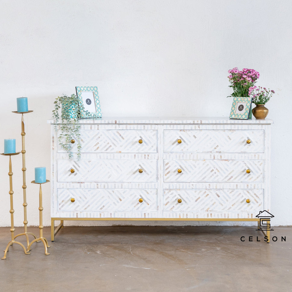 Gabi Mother of Pearl Inlay Dresser
