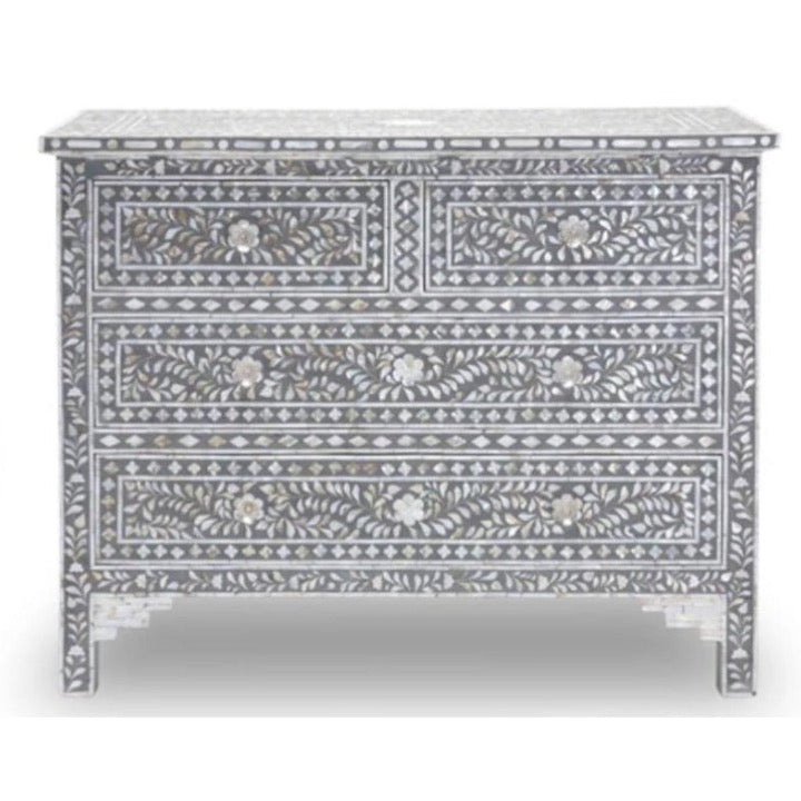 Joel Mother of Pearl Inlay Chest of Drawer