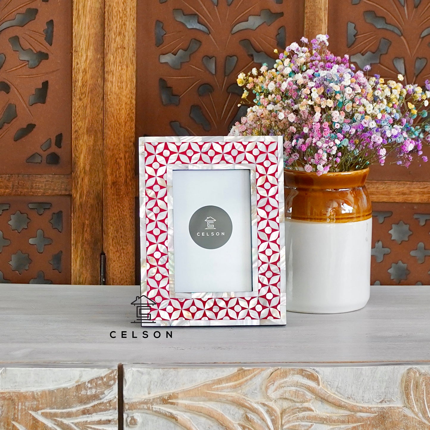 Natasha Mother of Pearl Inlay Photo Frame