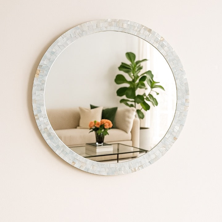 Paul Mother of Pearl Inlay Mirror