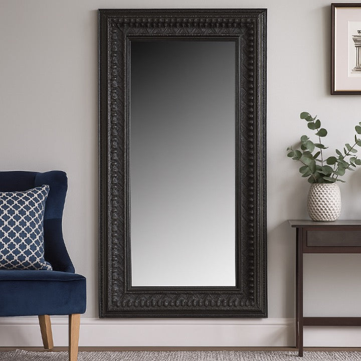Jace Hand Carved Wooden Mirror