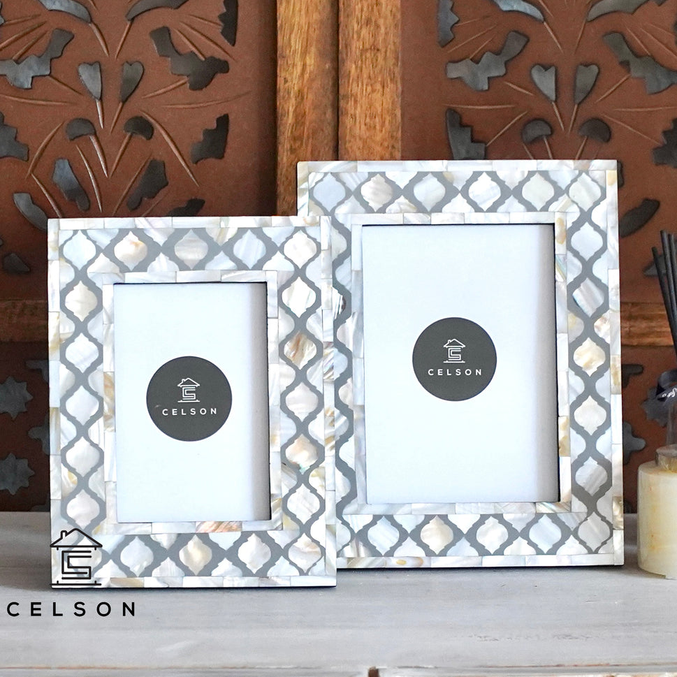 Harley Mother of Pearl Inlay Photo Frame