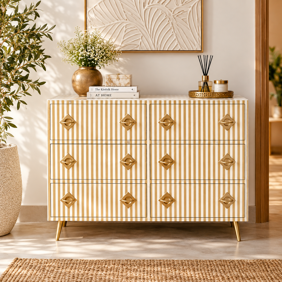 Aria Mother of Pearl Inlay Dresser