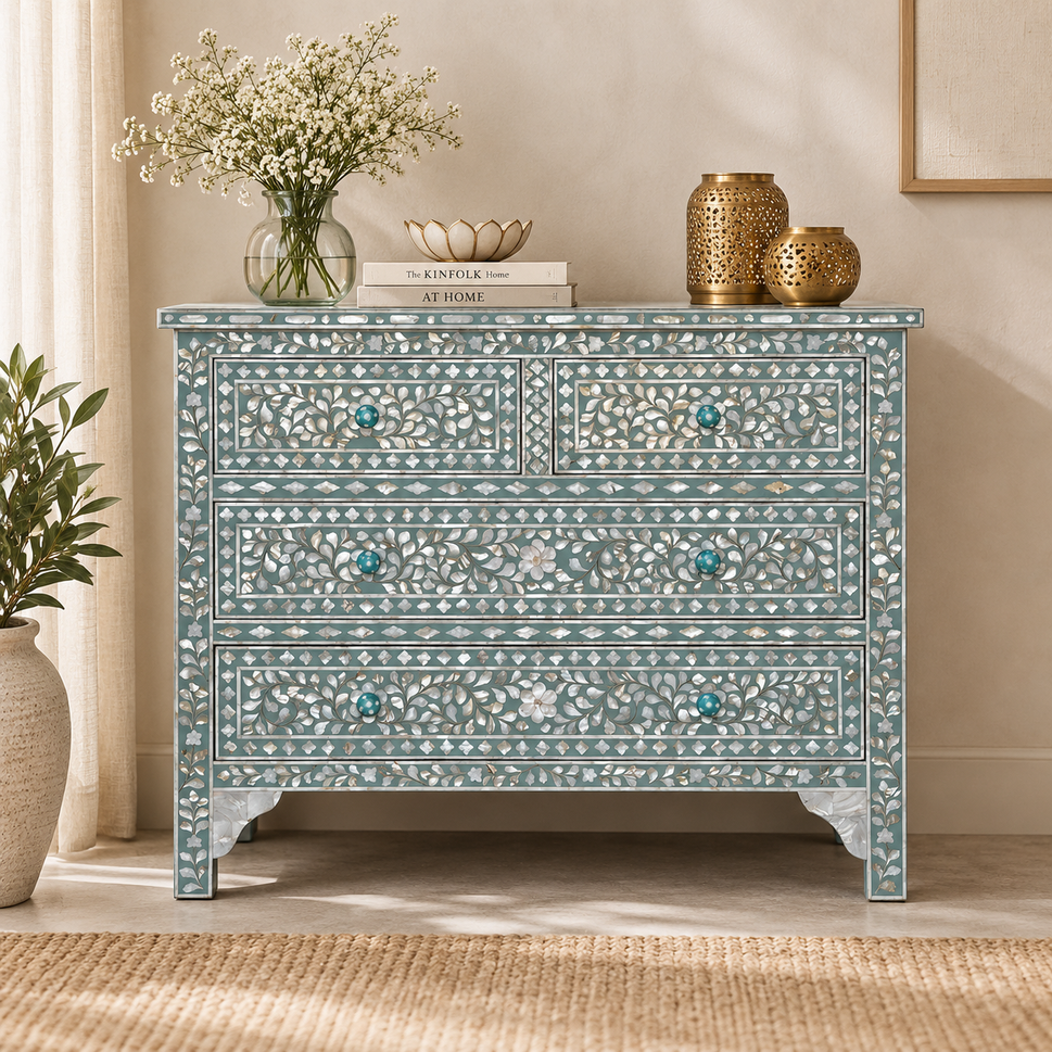 Mumbi Mother of Pearl Chest of Drawer