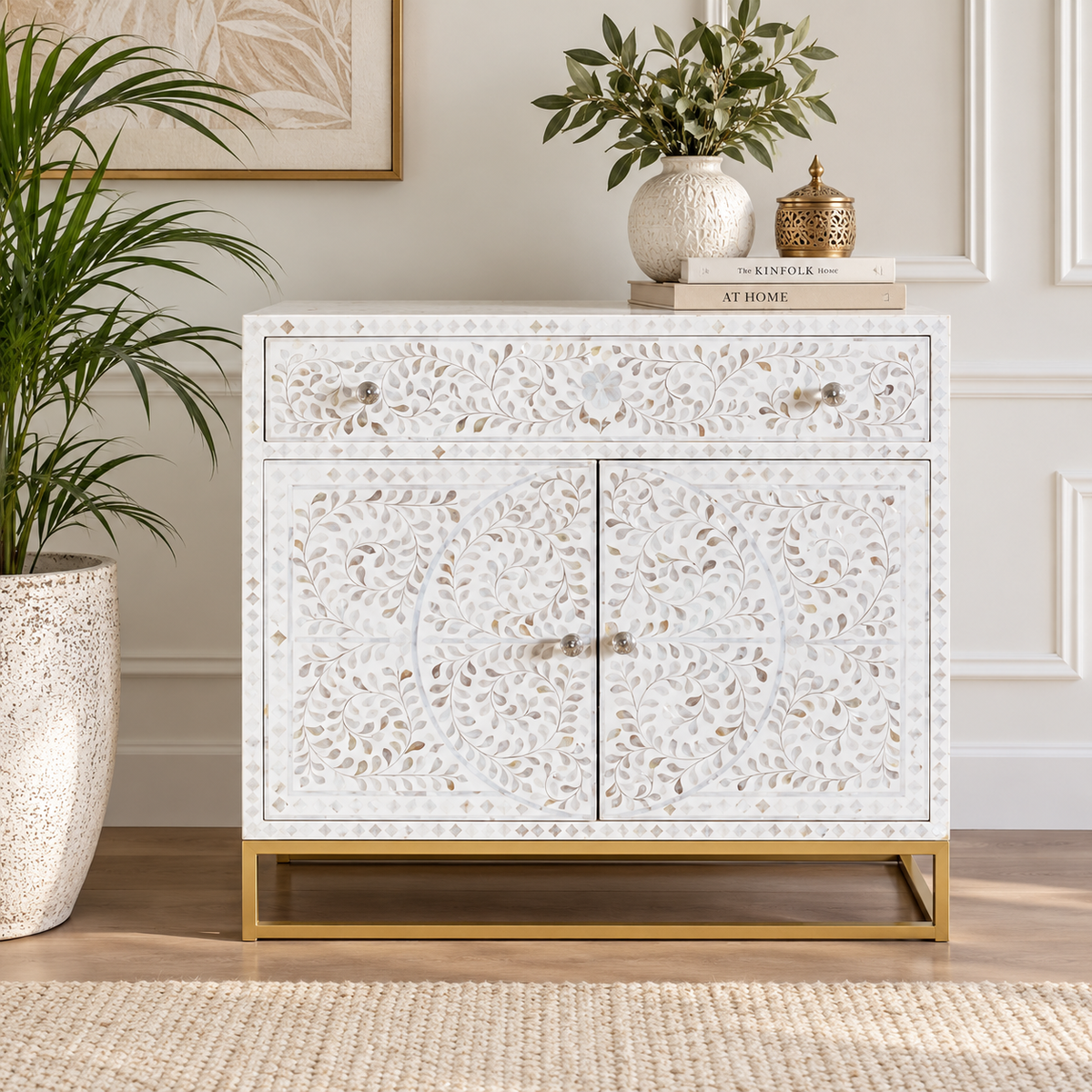 Henry Mother of Pearl Inlay Chest