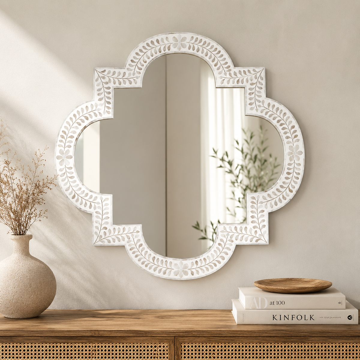 Irina Mother of Pearl Inlay Mirror