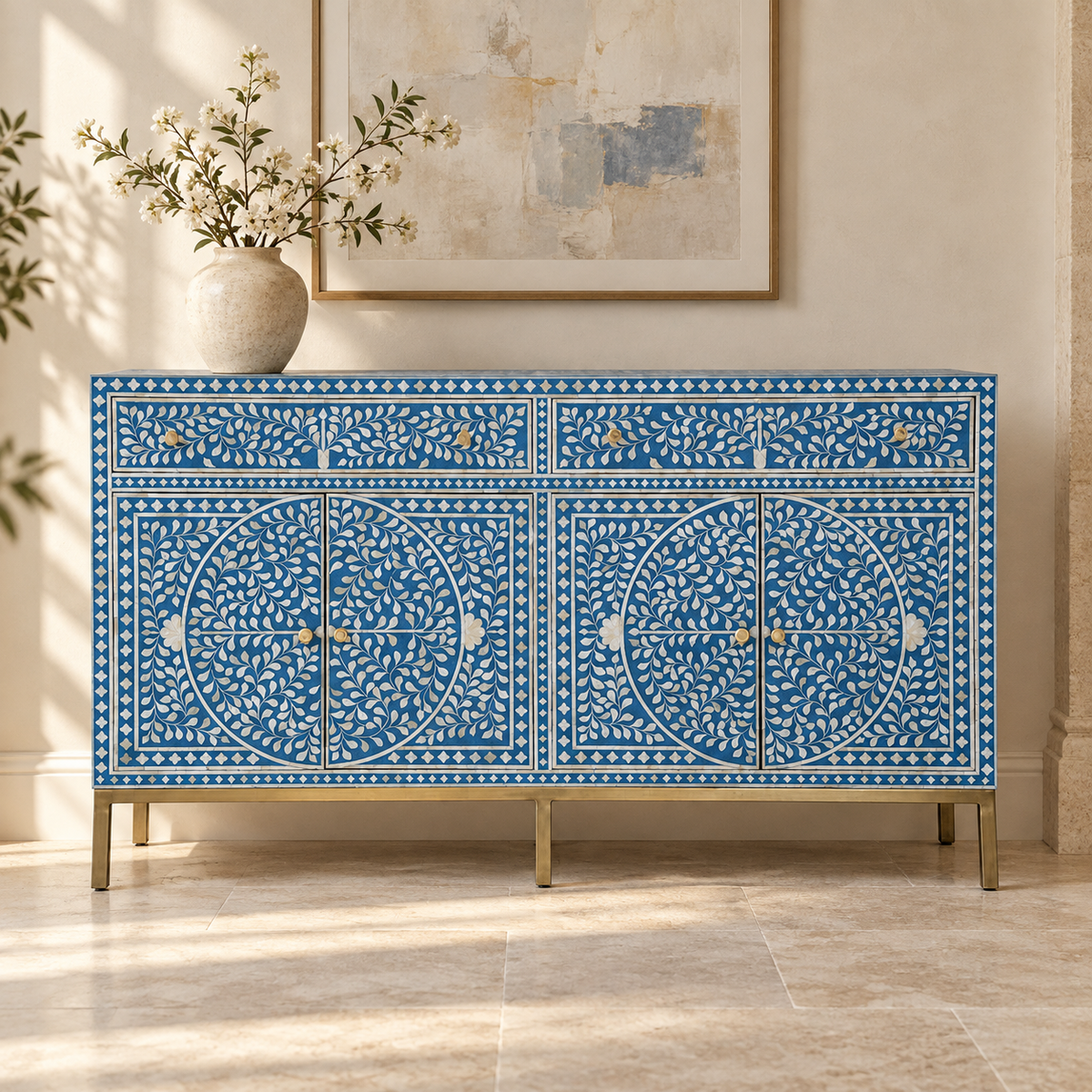 Sofia Bone Inlay Sideboard