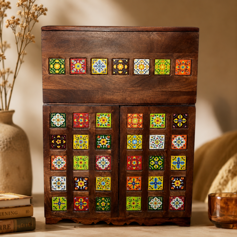 Ricci Tile Bar Cabinet