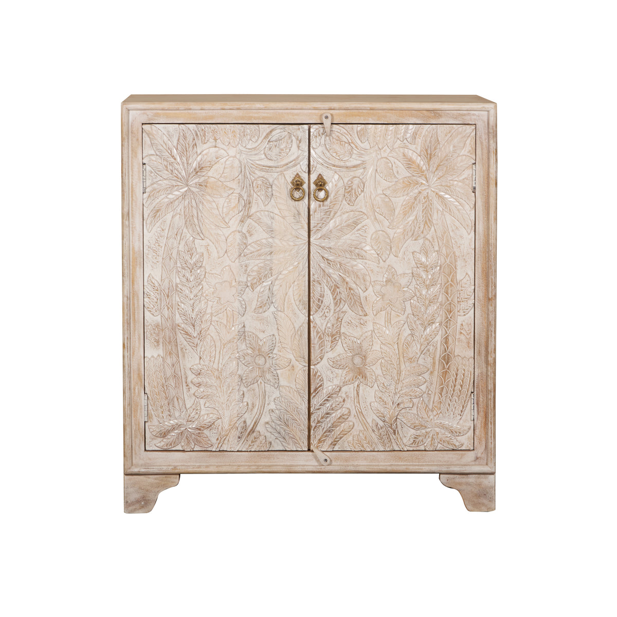 Larissa Wooden Carved Chest