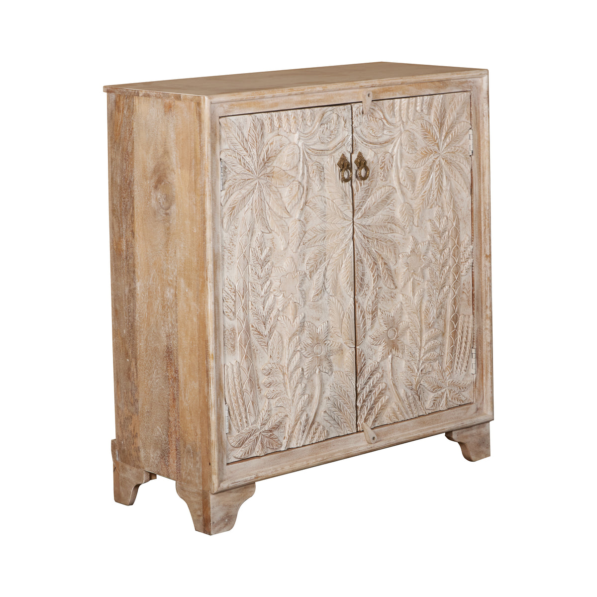 Larissa Wooden Carved Chest