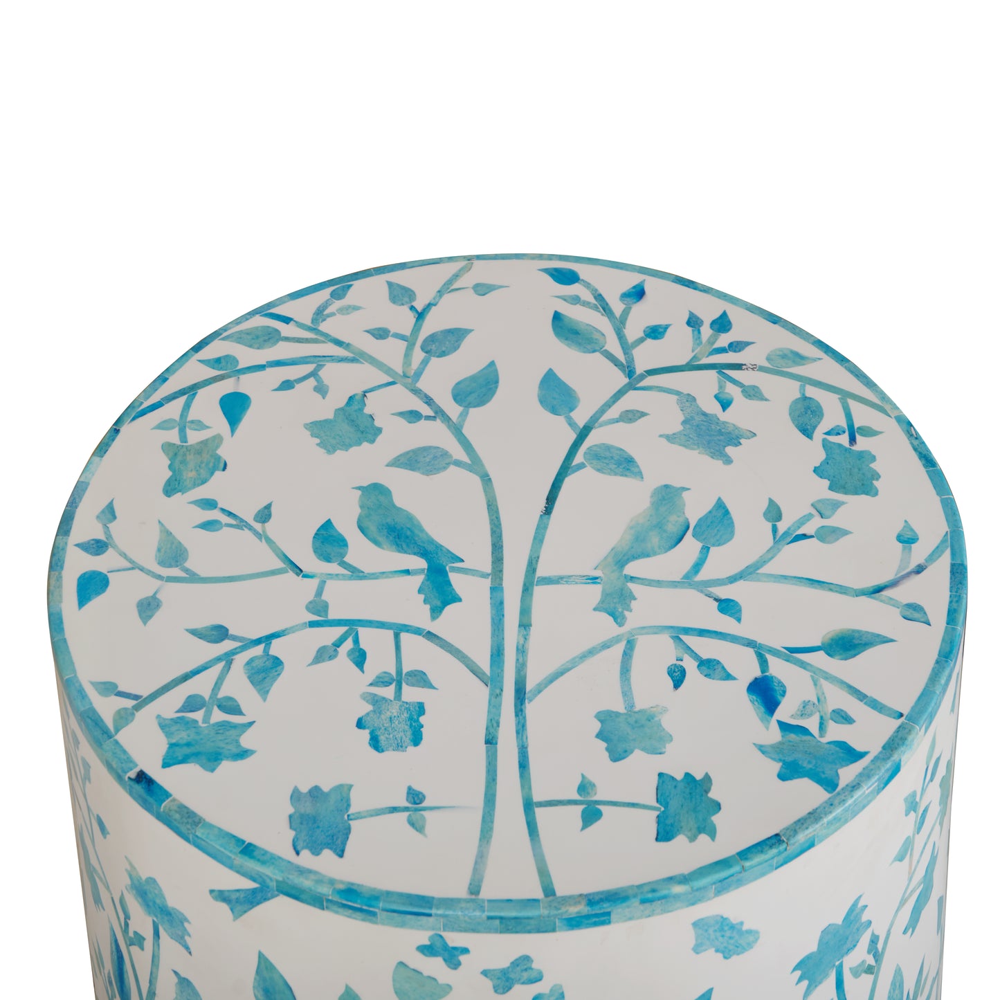 Antika Bone Inlay Stool