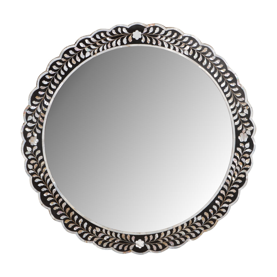 Luna Mother of Pearl Inlay Mirror