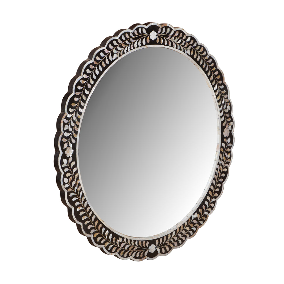 Luna Mother of Pearl Inlay Mirror
