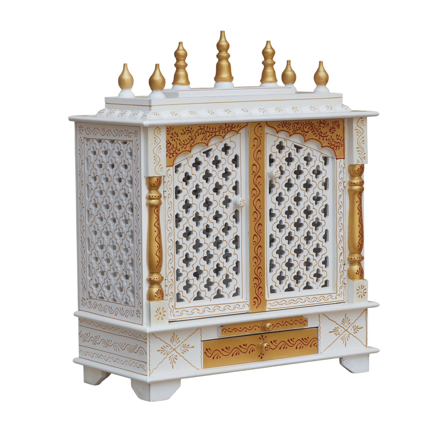 Durga Wooden Carved Mandir