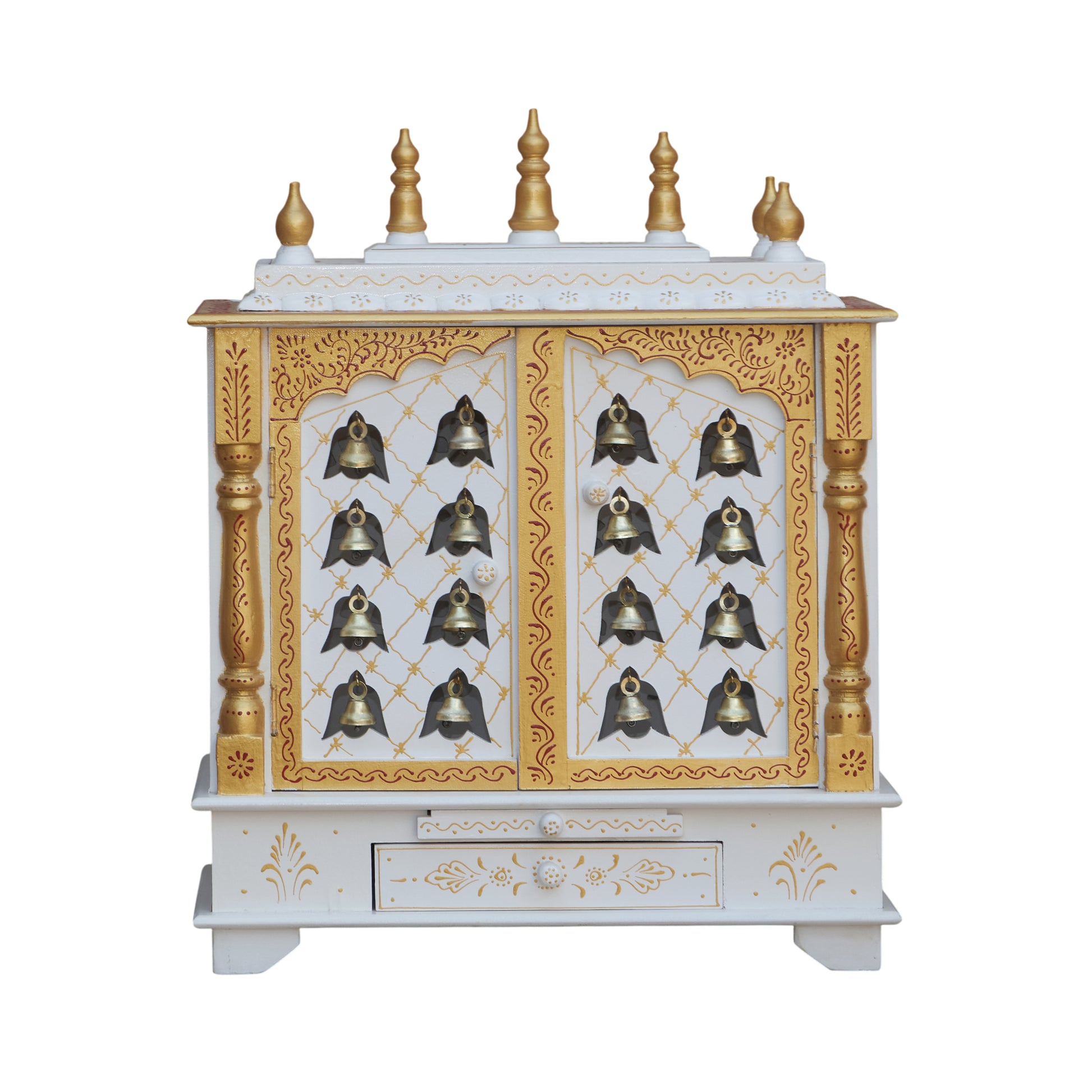 Rukmini Wooden Carved Mandir