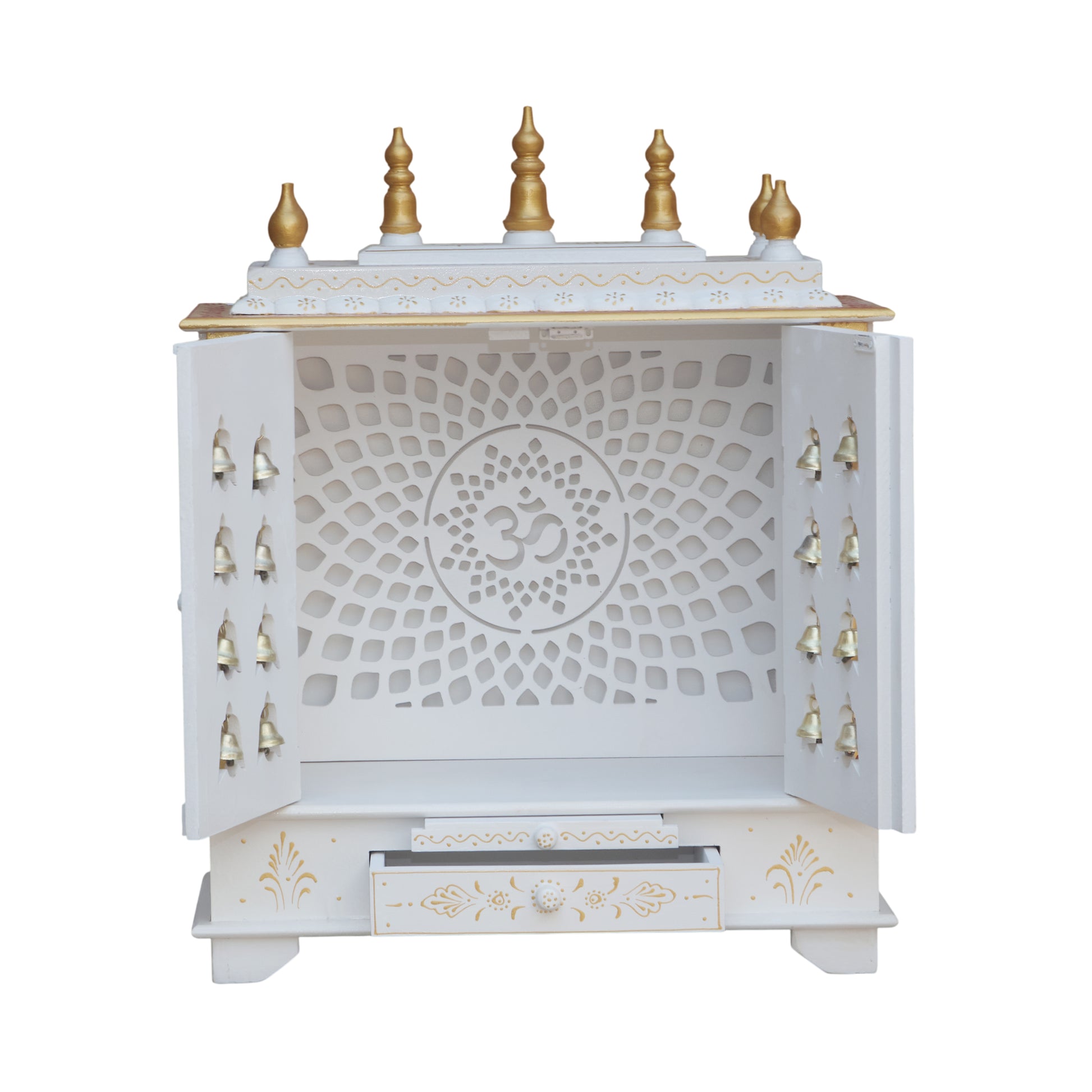 Rukmini Wooden Carved Mandir