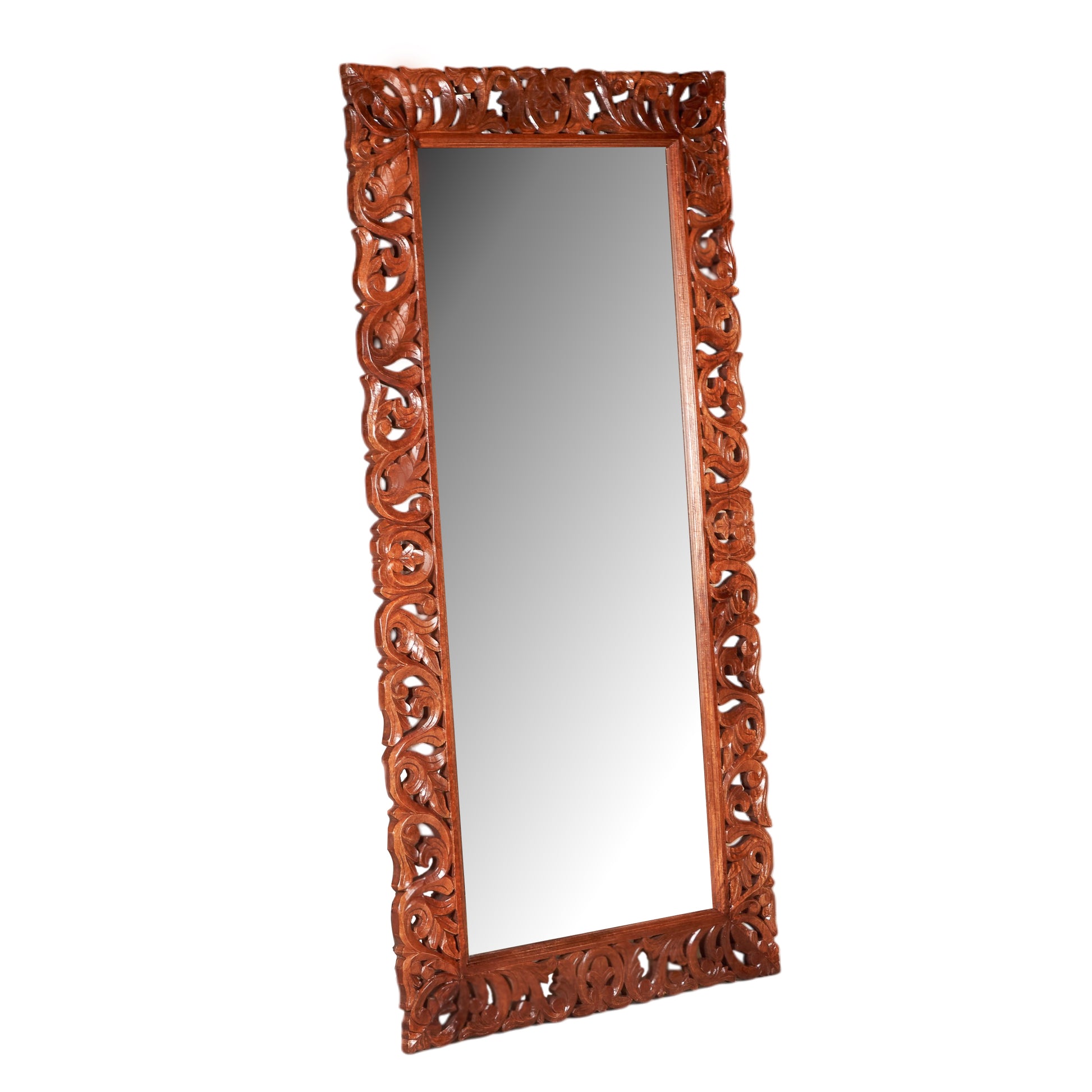 Jack Carved Wooden Mirror