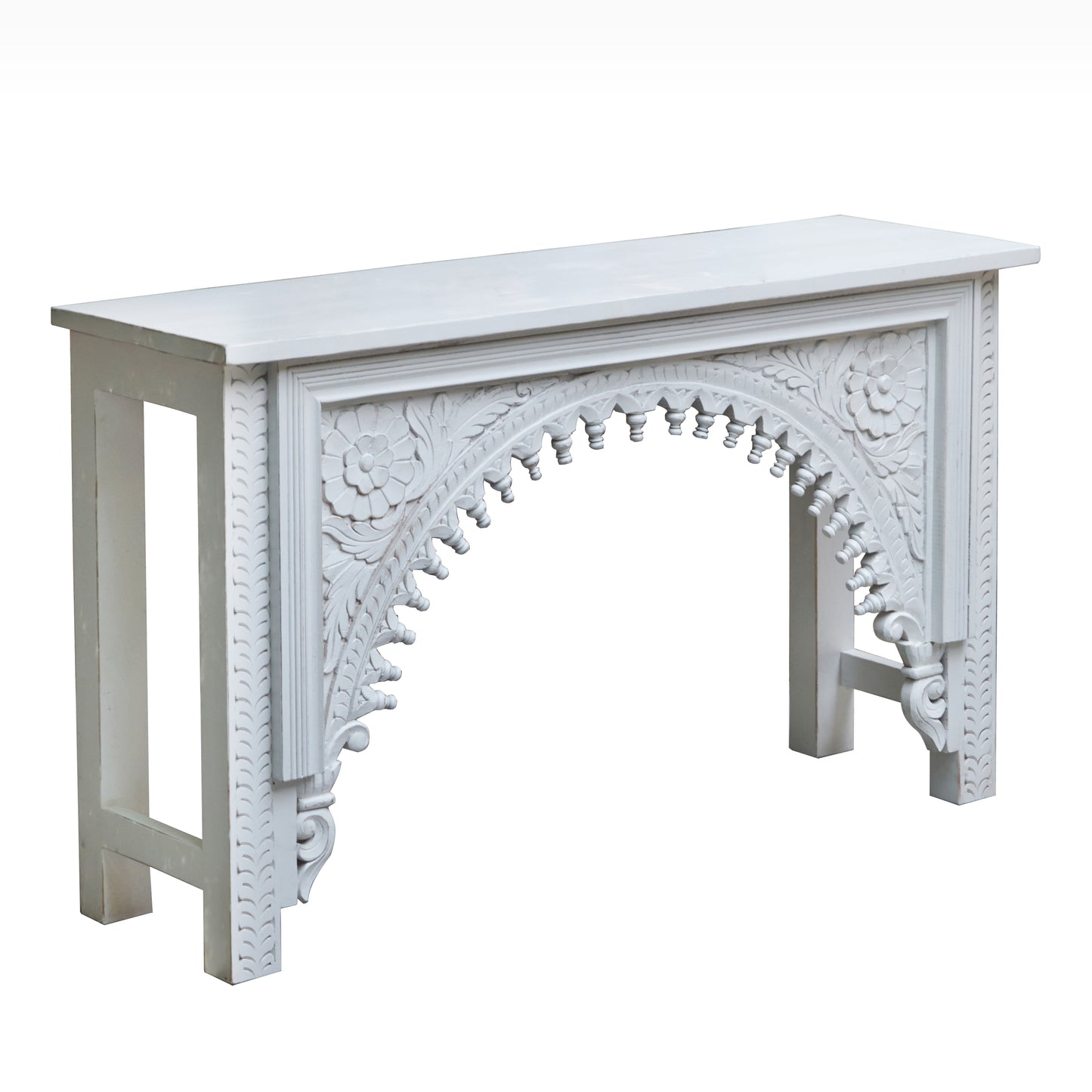 David Hand Carved Console Table