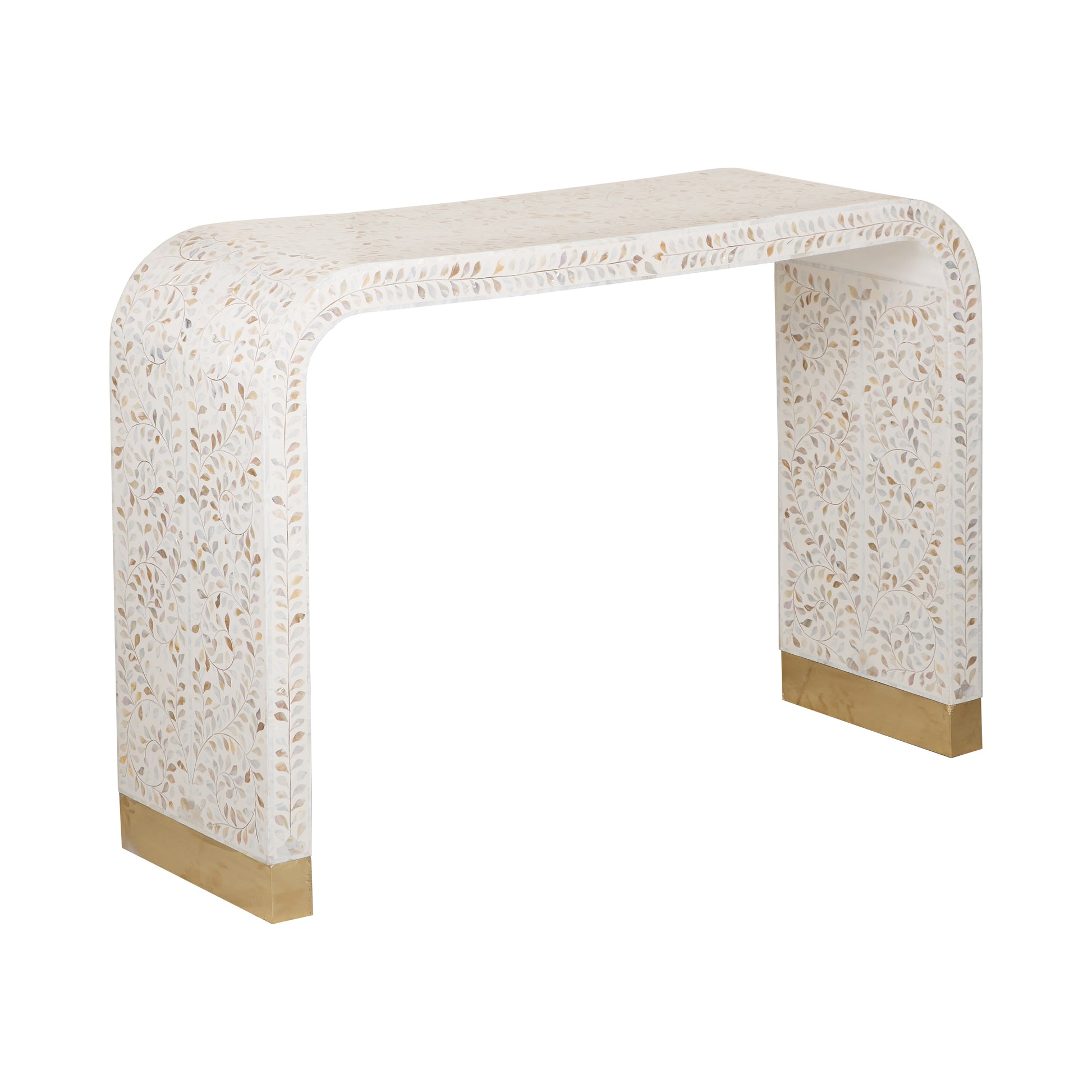 Gora Mother of Pearl Inlay Console Table