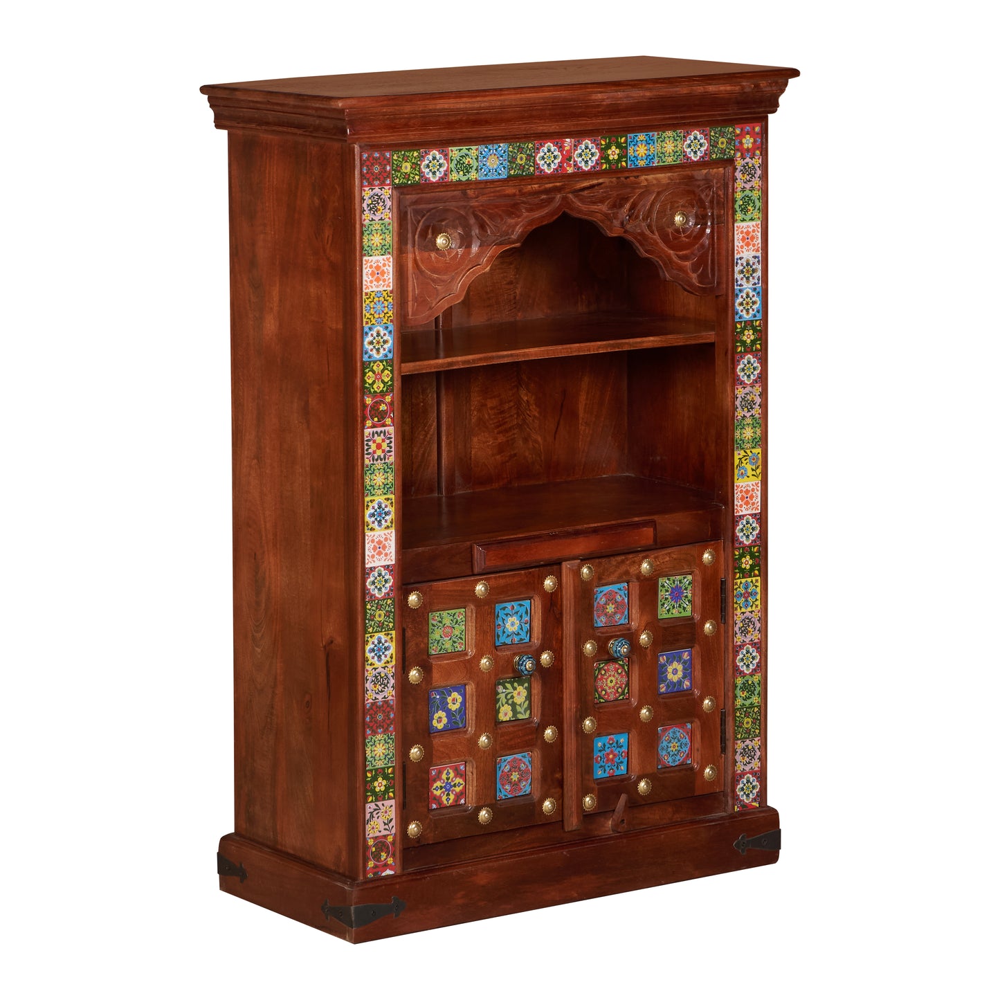 Anjani Hand Carved Wooden Mandir