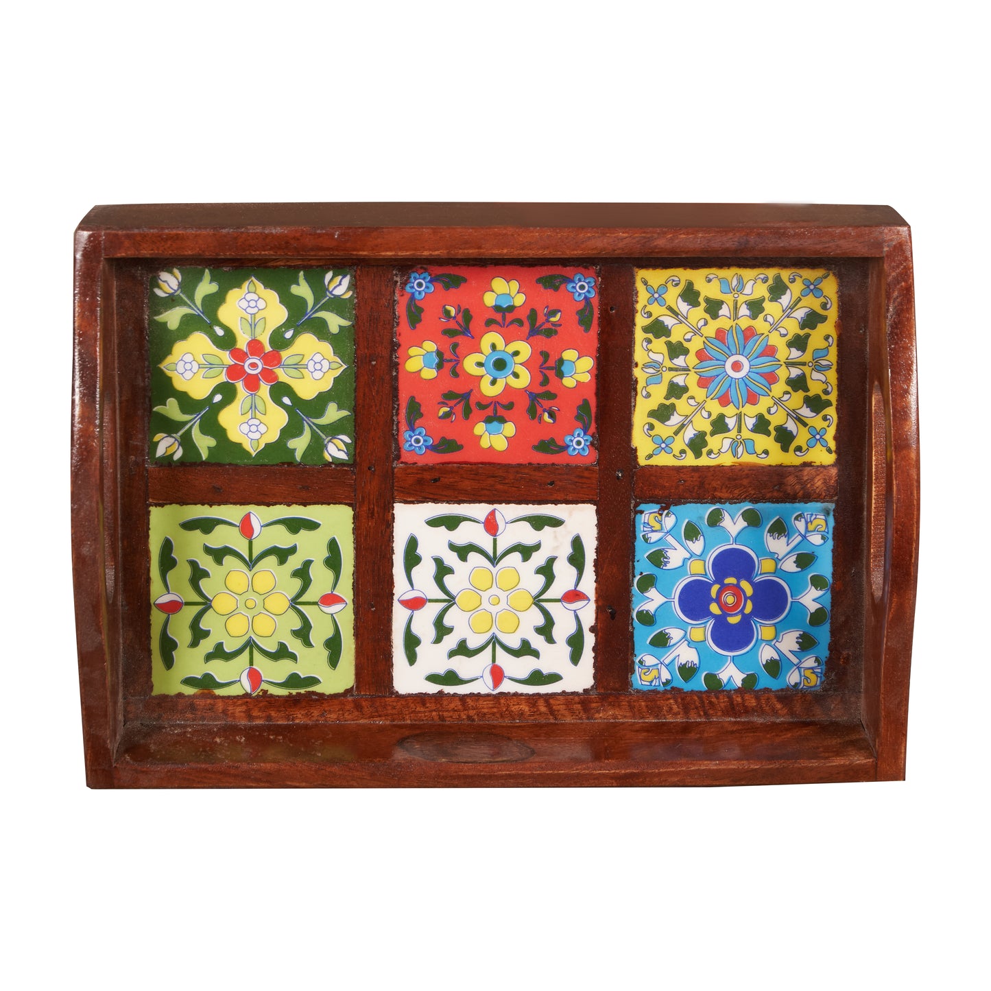 Elara Wooden Tile Tray