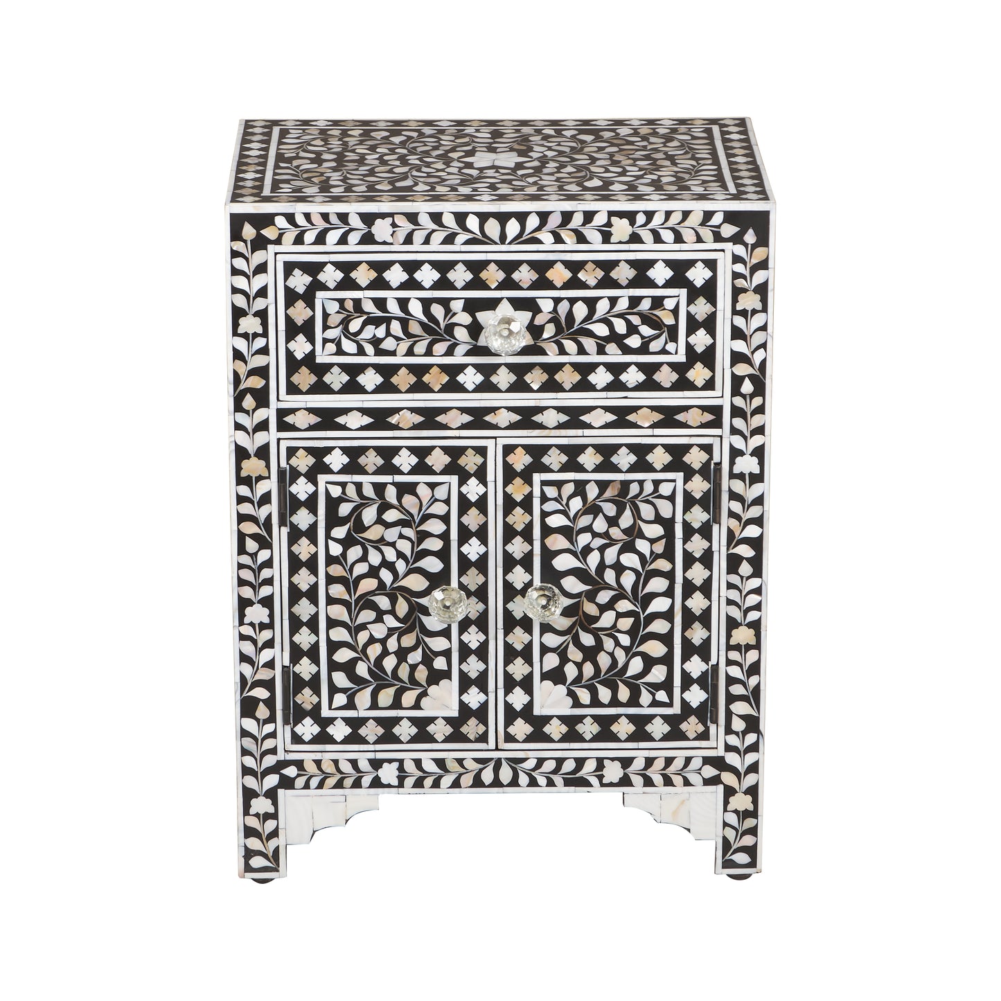 Sasha Mother of pearl Inlay Bedside