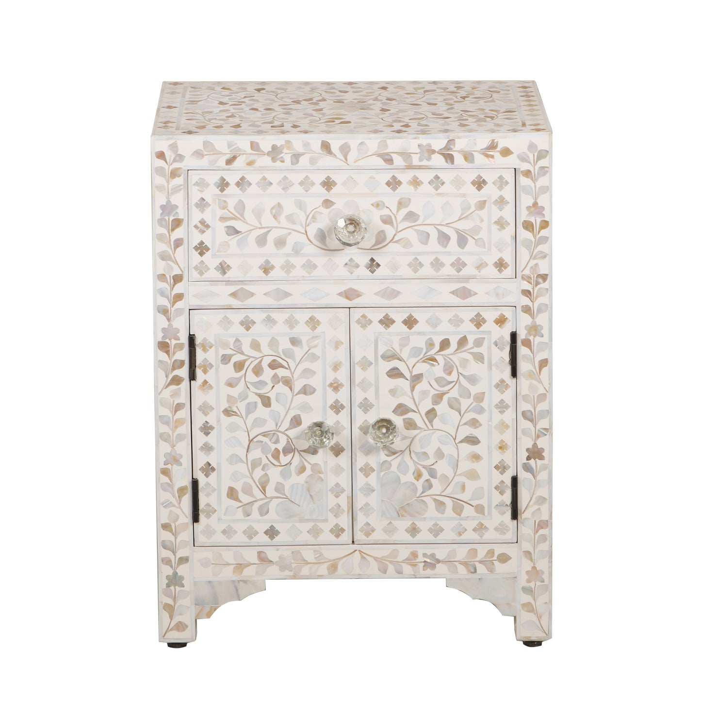 Fiona Mother of pearl Inlay Bedside