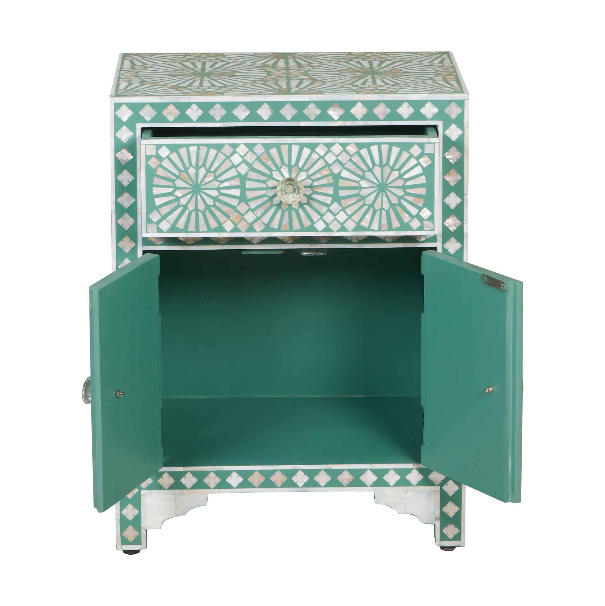 Zumba Mother of pearl Inlay Bedside