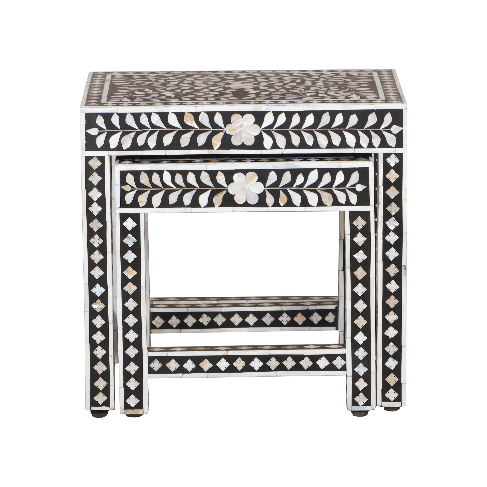Sirsi MOP Inlay Nesting Table