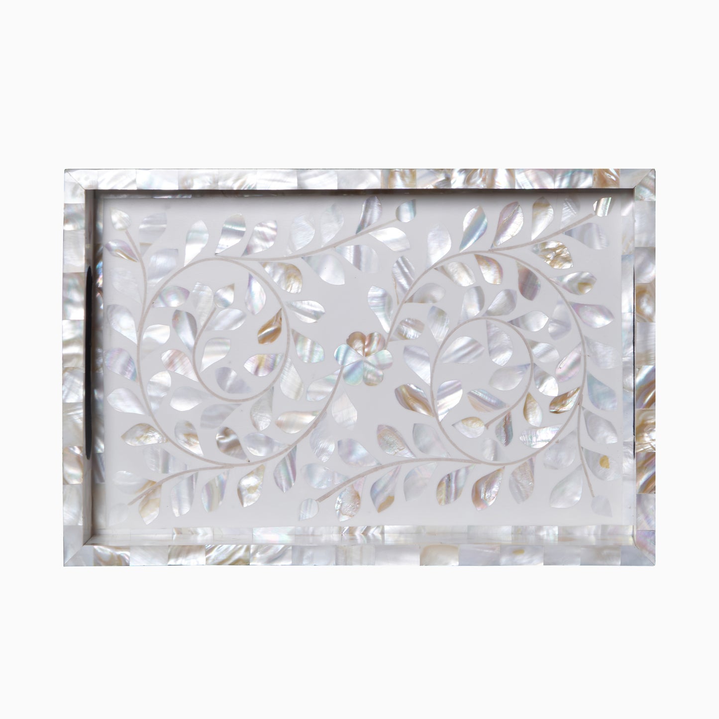 Romy Mother of Pearl Inlay Tray with Tray