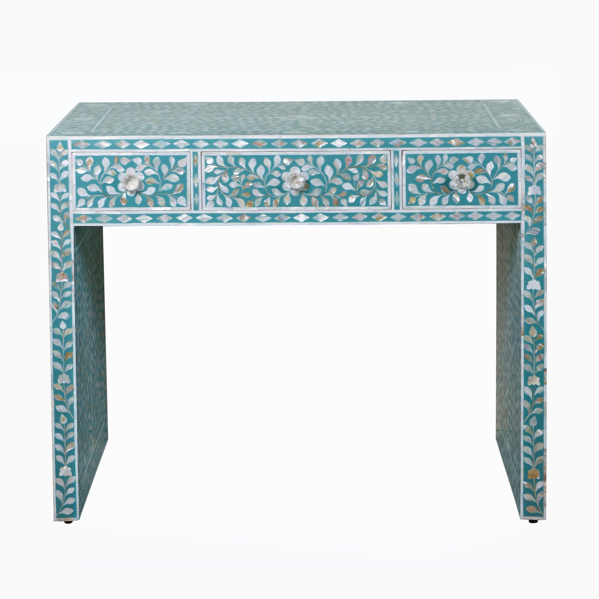 Jenny Mother of Pearl Inlay Console Table